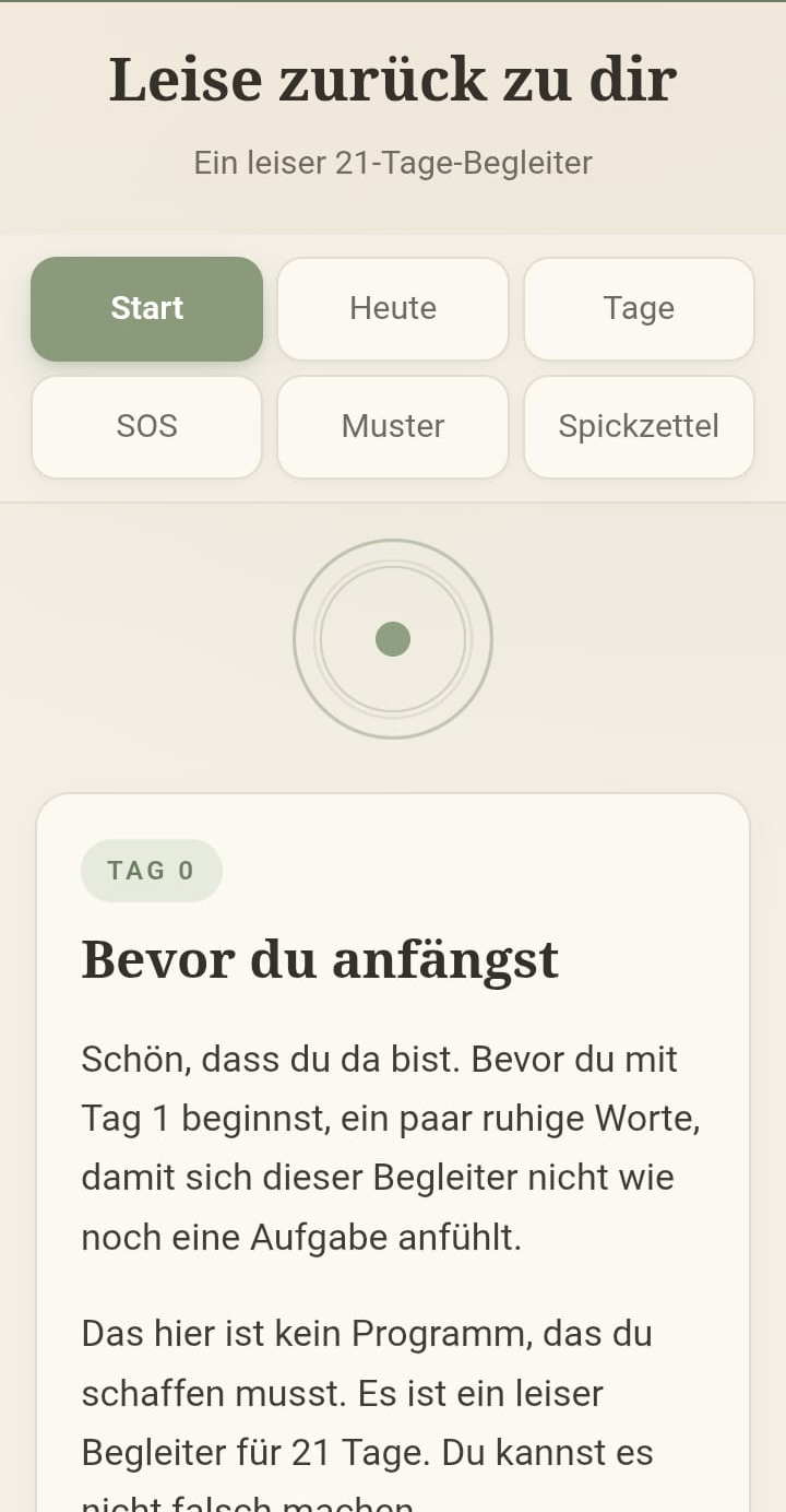 Leiser Begleiter App
